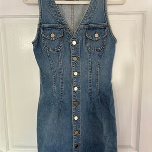 Reformation Blue Denim Mini Dress
